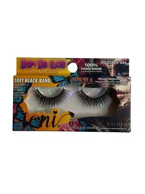 Ioni Dia de los Muertos 3D Faux Mink Lashes – Tierra